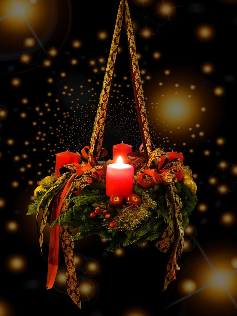 Adventkranz-Segnung
